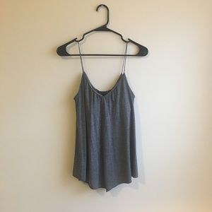 Gray Flowy Tank Top from American Eagle!